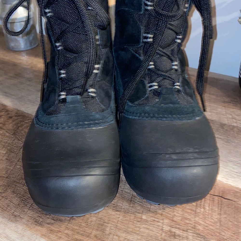Columbia Sierra Summette Black Lace Up Boots Size 8 - Picture 7 of 8